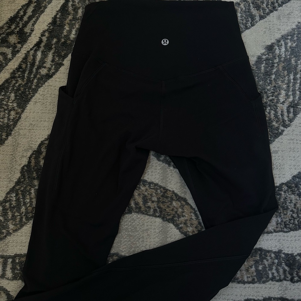 Lululemon black align leggings high rise